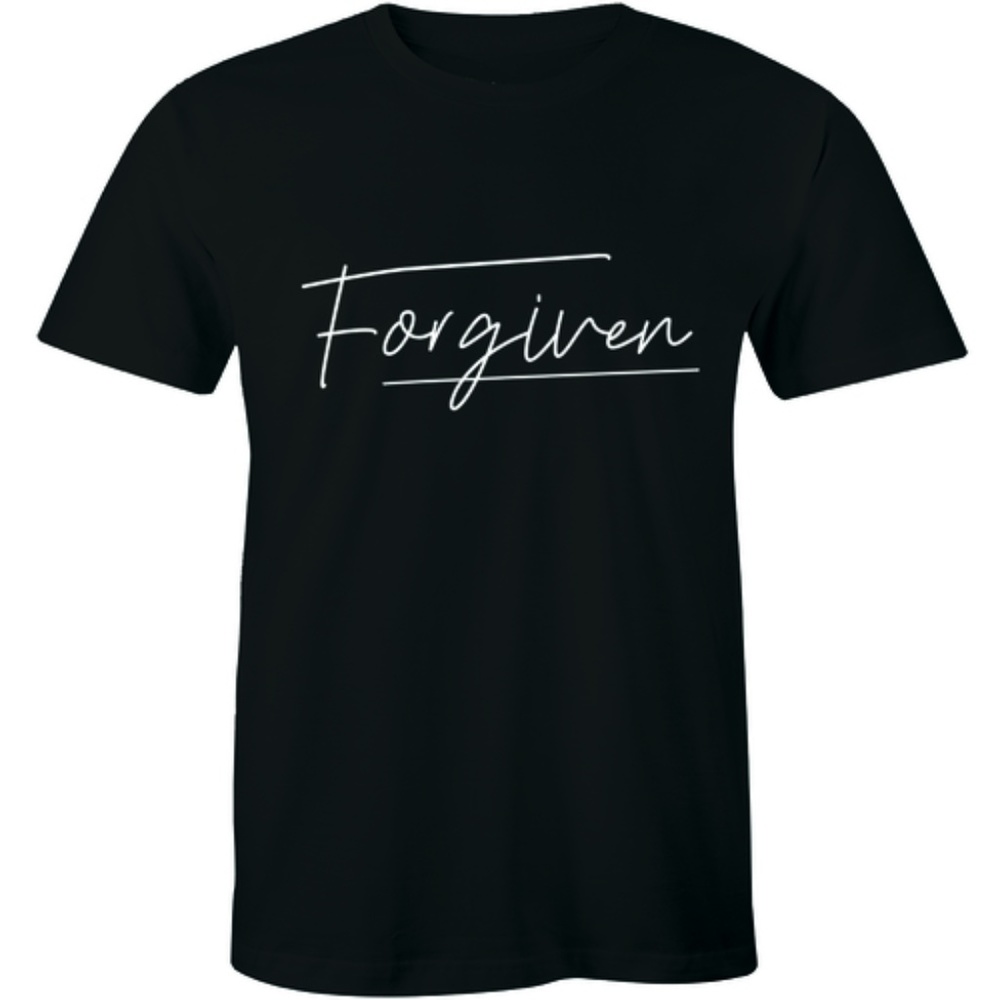 Forgiven God Command Jesus Christian Faith T-shirt
